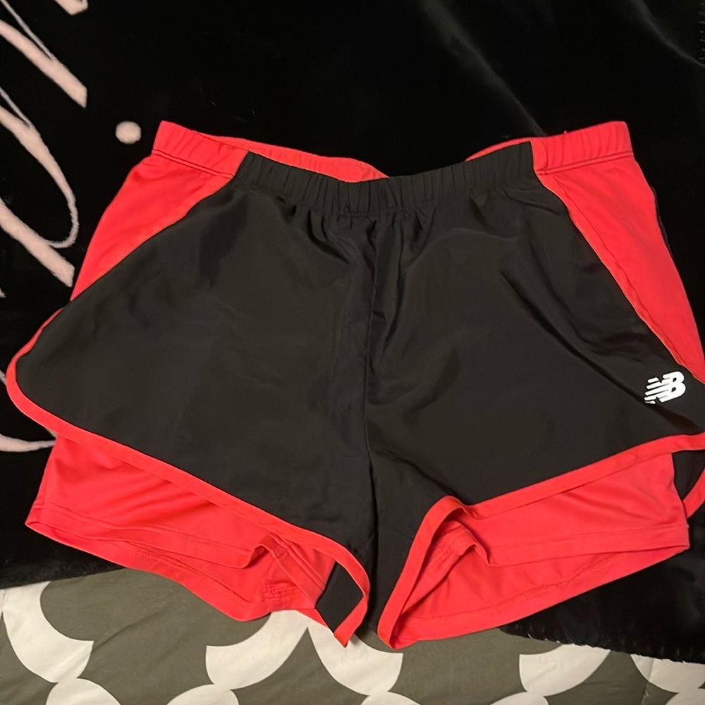 New Balance dual layered workout shorts